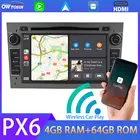 Android 10 PX6 4G + 64G автомобильный DVD мультимедийный GPS плеер для Opel Vauxhall Holden Astra H Antara Corsa C D беспроводной Carplay DSP радио