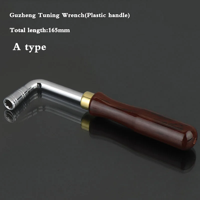 Plastic handle 1 шт. Профессиональный восьмиугольный гаечный ключ RedWood ключ l-образный рояльный металлический тюнер ключ инструмент для ремонта Dulcimer guzheng - Цвет: Plastic handle