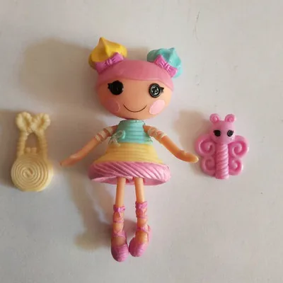 Lalaloopsy Мини Lala Oopsie принцесса кукла Фигурка куклы для девочек детские игрушки украшения подарки для детей - Цвет: Черный