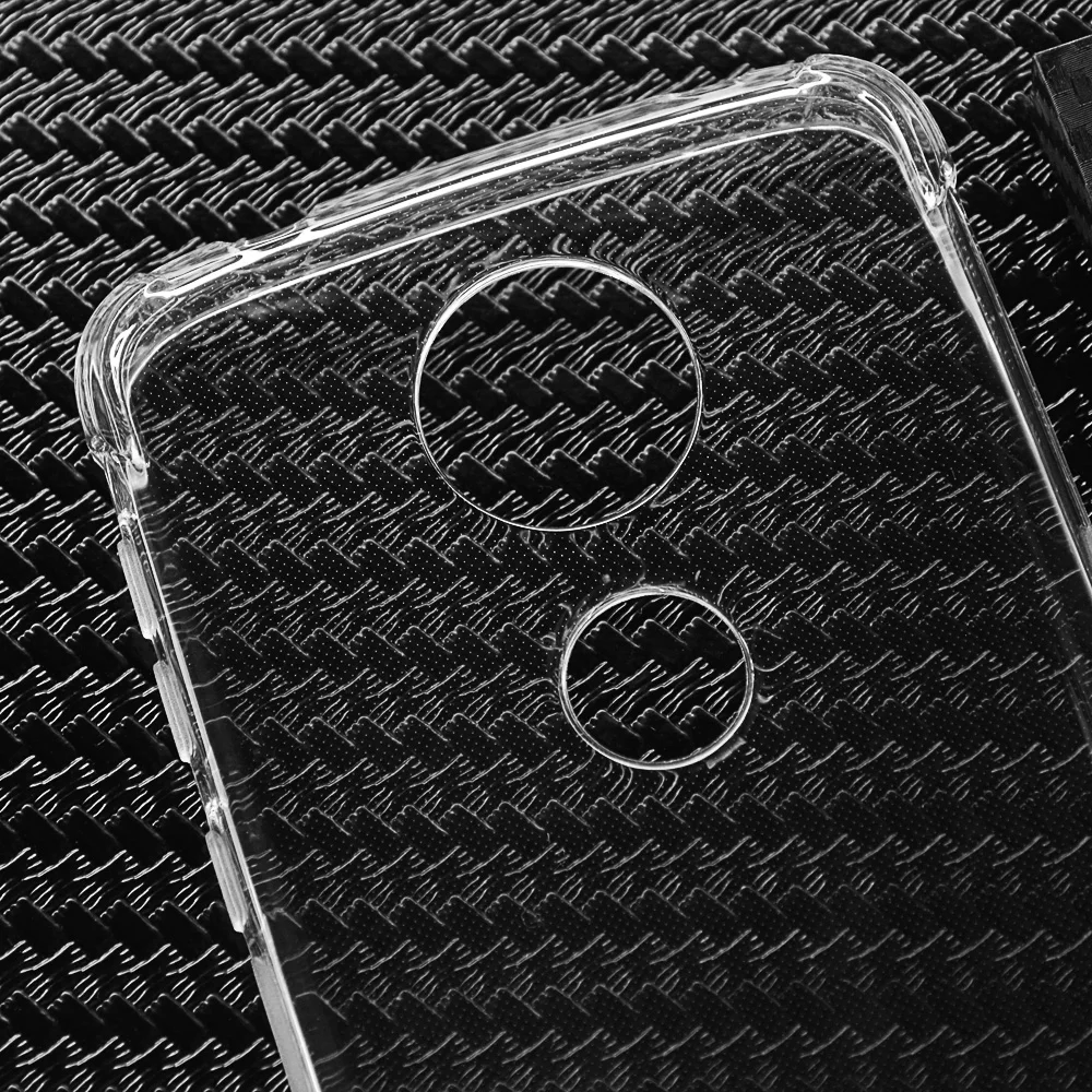 Для Motorola Moto One Vision чехол ультра тонкий прозрачный противоударный мягкий