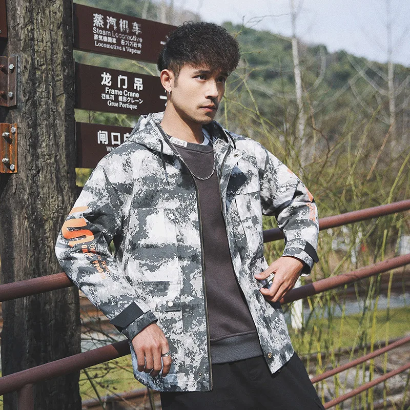 FUGOISM мужские куртки 2019 камуфляж молнии ветровки толстовки уличная хип хоп куртка