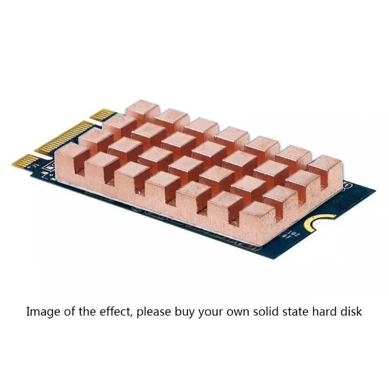 Кулер для ноутбука 32x18 мм M.2 SSD 2260 NGFF 2242 твердый жесткий диск ультратонкий медный