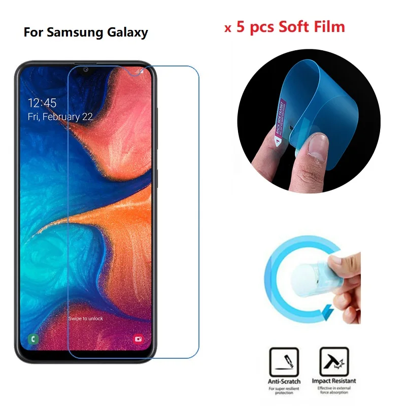 

Защитная пленка для Samsung Galaxy A20, A20S, A20E, A21, A21S, 5 шт.
