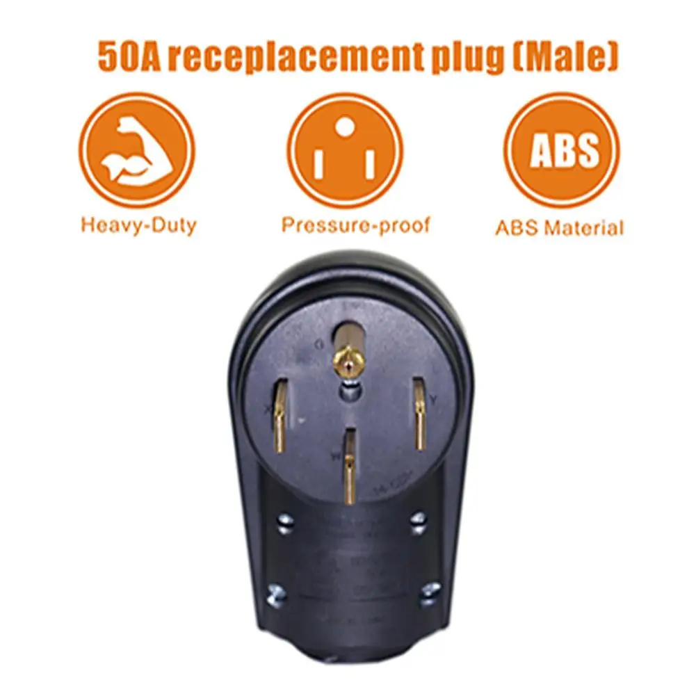 Yiwa 50 Ампер RV штепсельная вилка штекер 14-50P замена Электрического Адаптера |