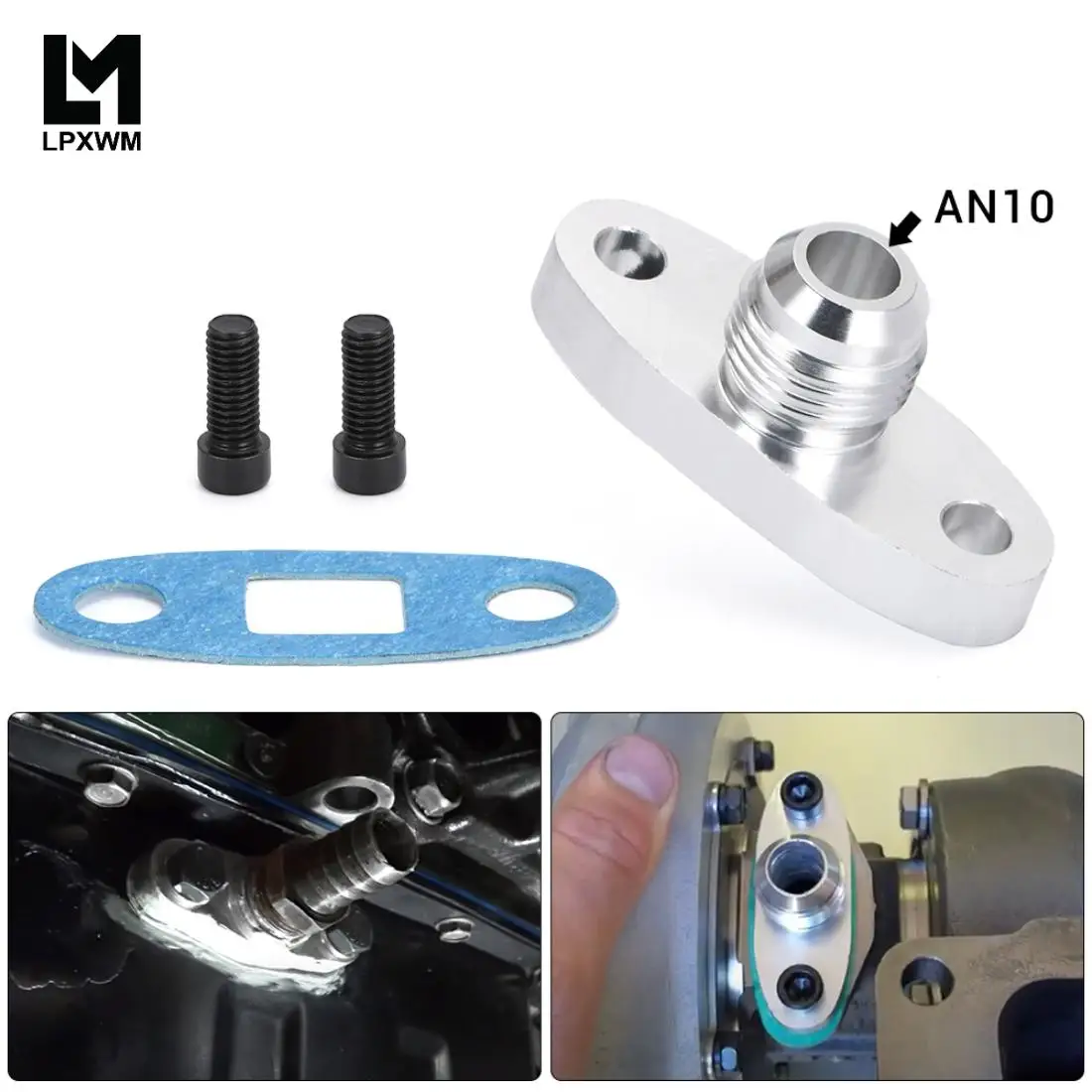 LPXWM-для слив масла из турбины фланец 10AN GT40 GT42 GT45 GT47 GT55 T3/T4 T3 T4 ODF-01 серебро LPXWM-OFG33 |