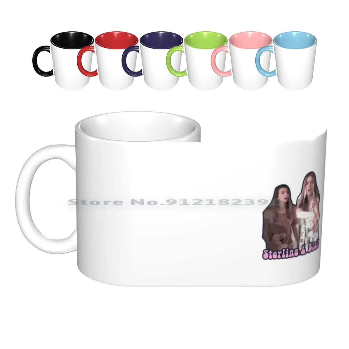 

Керамические чашки для кофе, чая, молока, Netflix