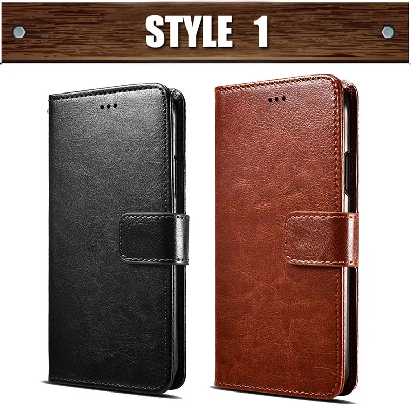 for huawei nova y60 leather case on for huawei nova y60 cover classic style flip wallet phone cases women men free global shipping