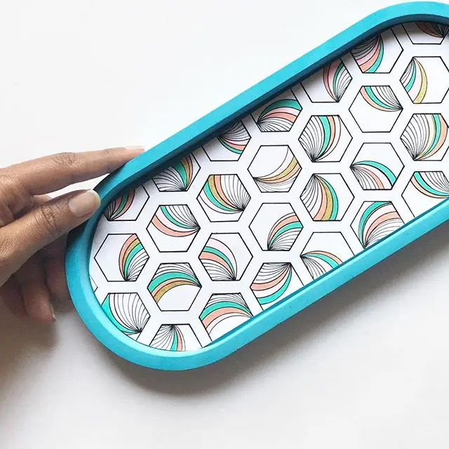 Овальные формы для цементных тарелок силиконовые подстаканников лоток ключей