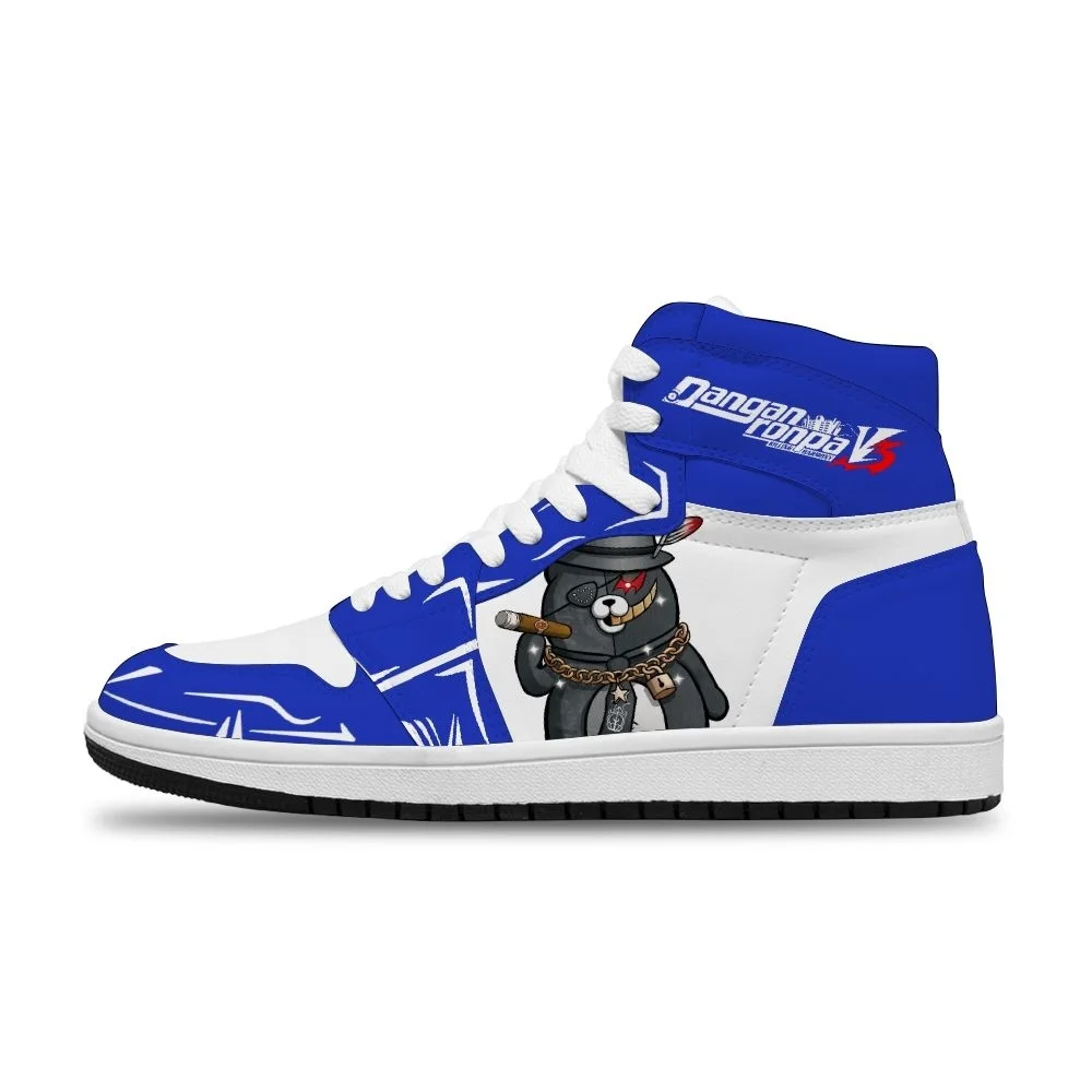 

2021 Japanese Hot Anime Danganronpa Diy Printed Running Non-Slip Basketball Shoes For Men Unisex Fashion Sneakers