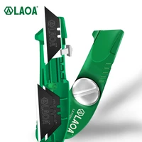 laoa art knife with 3 sk2 blades built in electrical tools cable scissors outdoor camping hand tools
