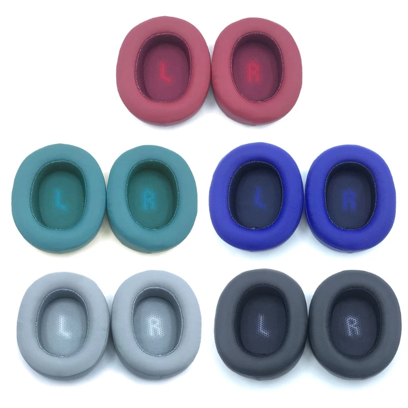 

1 Pair Leather Ear Pads Cushion Cover Earpads Replacement for E55BT/E55BT Quincy Headset B2EF