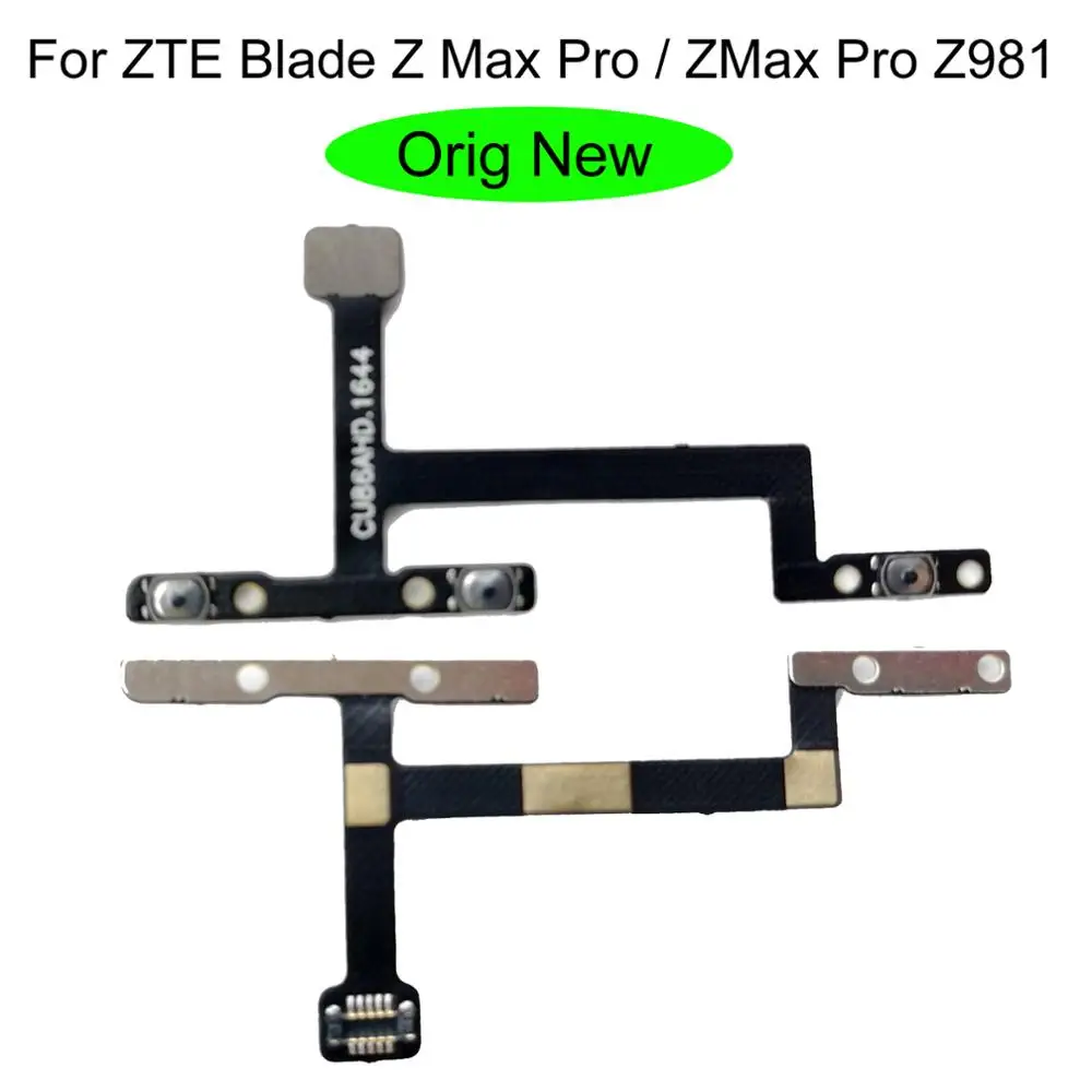 

Shyueda Original New For ZTE Blade Z Max Pro / ZMax Pro Z981 On / Off Power Volume Mute Lock Switch Button Flex Cable