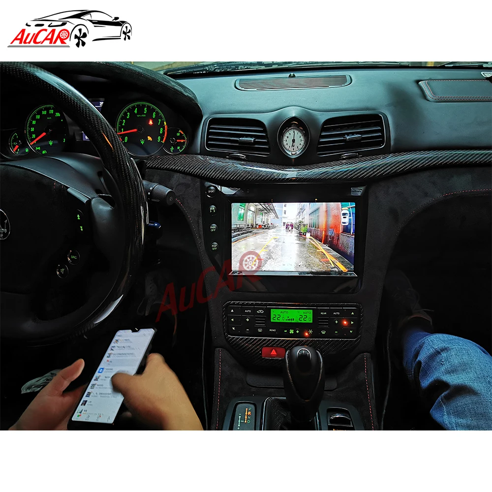 AuCAR " Android 8,1 DIN Автомобильный мультимедийный Радио стерео для Maserati GT/GC GranTurismo 2007- gps навигация автомобильный dvd-плеер