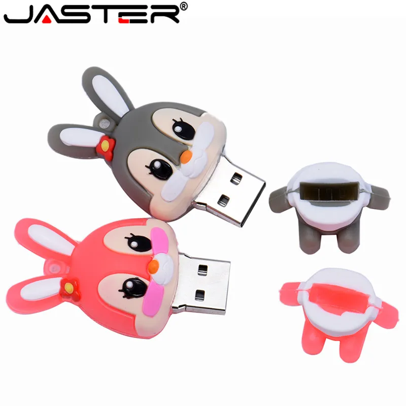 Usb флеш накопитель JASTER с рисунком кролика 4 ГБ 8 16 32 64 ГБ|16gb usb|usb flash drive 4gbthumb |