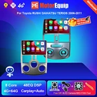 Автомагнитола для Toyota RUSH DAIHATSU TERIOS 2006-2011, 2 Din, стереоприемник, Android, мультимедиа, Центральная навигация, автостерео