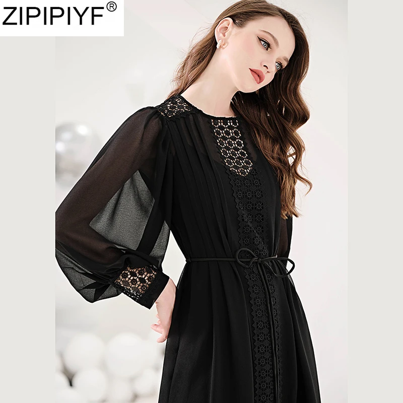 

2020 модное элегантное платье с О-образным вырезом, однотонное длинное платье с высокой талией в стиле бохо, женские праздничные весенние пла...