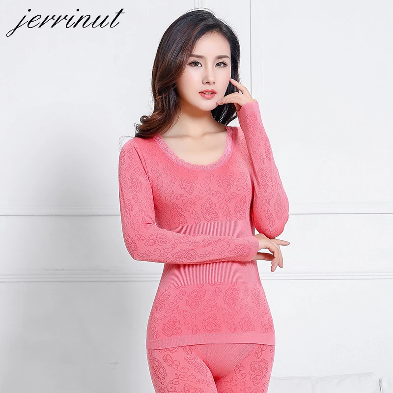 Jerrinut термобелье женское длинное кальсоны для женщин зимы теплые хлопок