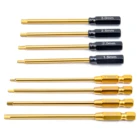 Набор гаечных ключей, 4 шт., прочные металлические шестигранные ключи из легированной стали, 1,5 мм, 2,0 мм, 2,5 мм, 3,0 мм, комплект Инструменты для драйверов для РУ вертолетов