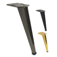 4 pcs metal support feet tapered sofa feet cupboard table feet table legs 18cm with mounting screw accessories