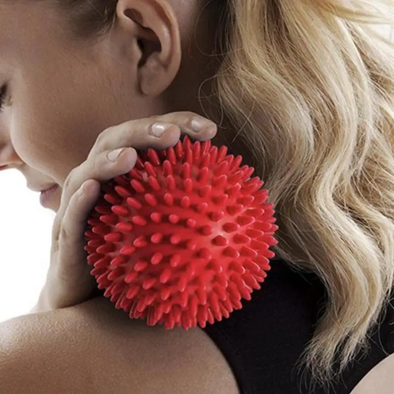 

9cm Hard PVC Acupoint Massage Ball Muscle Soreness Fitness Ball Pain Relief Stimulating Foot Massage for Plantar Fasciitis