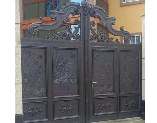 

luxury design of automatic security driveway swing main gate for villas cast iron pipe house entrance design gate models india