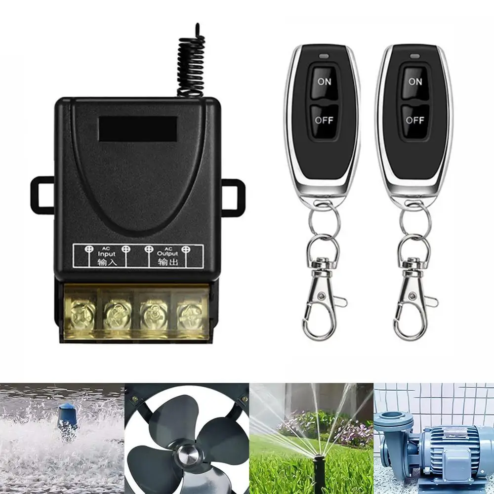 

Wireless Remote Switch 10V-240V 30A relay Wireless RF Switch 40JP06