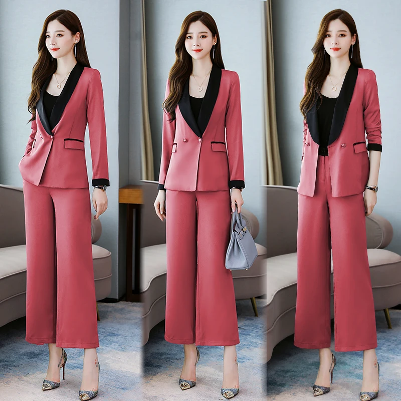 Демисезонный для женщин 2 предмета костюмы детей кардиган блузка пальто топы и