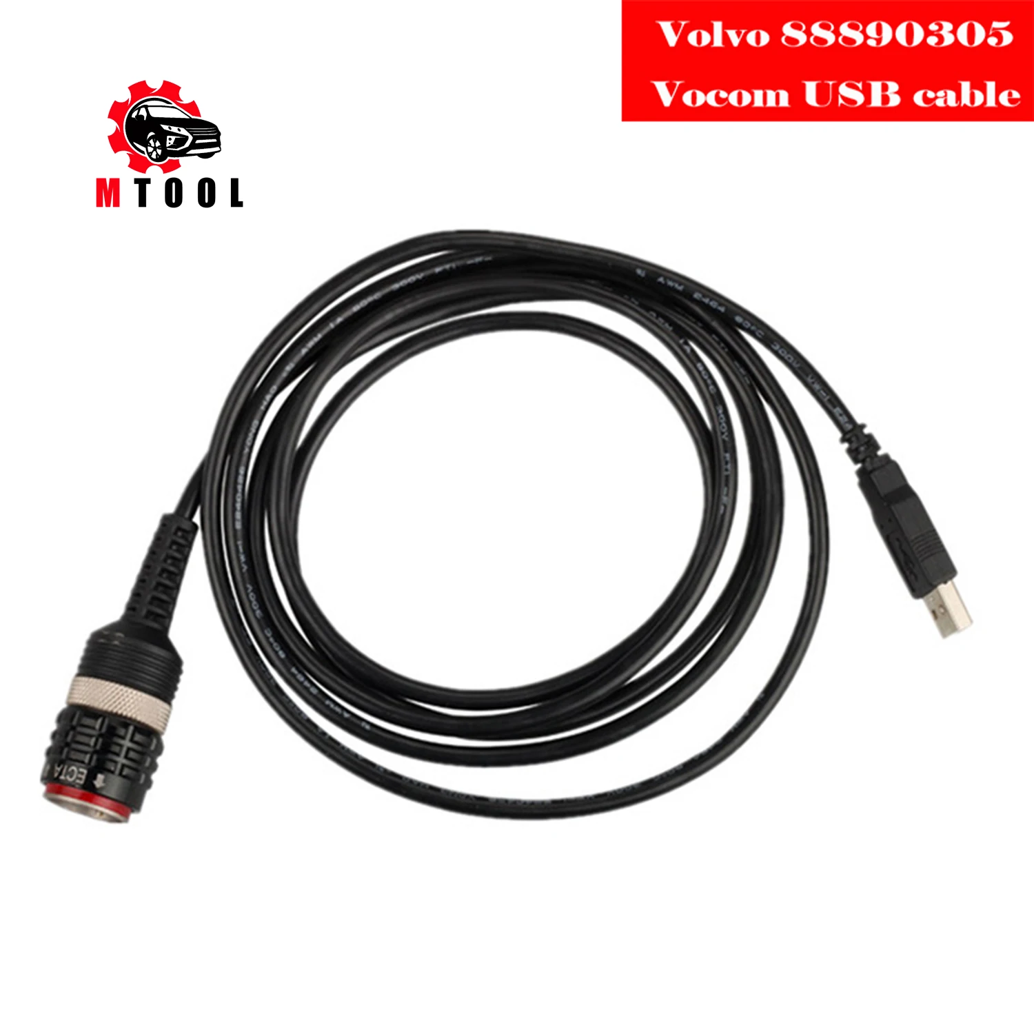 

USB-кабель Vocom 88890305 для Volvo Vocom 88890300, инструмент для диагностики интерфейса для Volvo/Renault/UD/Mack, диагностика грузовика