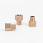 Редукционный латунный фитинг с внутренней резьбой на наружную резьбу 18 дюйма 14 дюйма 38 дюйма 12 дюйма NPT BSP для труб, адаптер для манометра воды, газа, масла, топлива