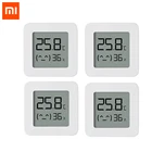 100% Оригинальный XIAOMI Mijia Bluetooth термометр 2 беспроводной электрический цифровой гигрометр термометр для умного дома для работы с приложением Mijia