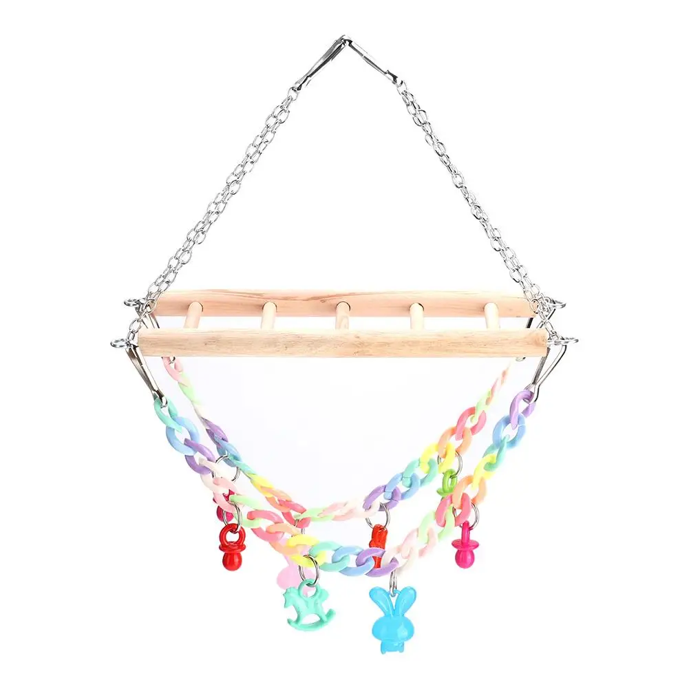 Попугай игрушки из дерева Птицы стоя Жевательная стеллаж для выставки товаров