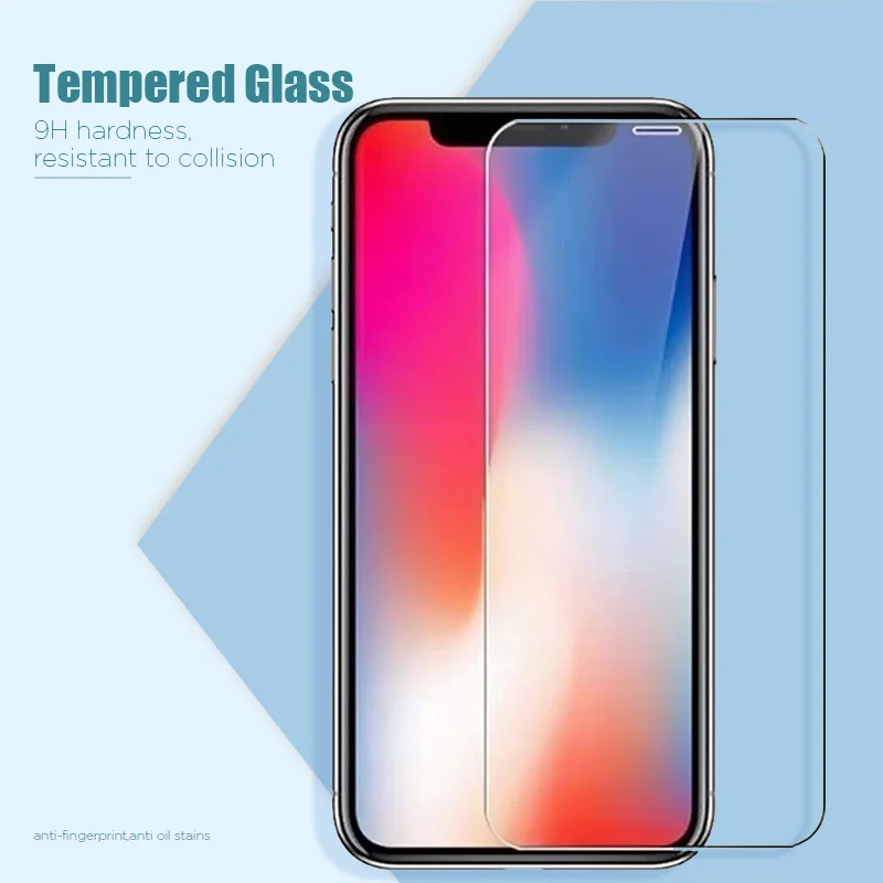 

Tempered Glass For iPhone 11 12 Pro Max Mini Anti-scratch Screen Protector Film For iPhone 11 Pro 9H Hard Clear Glass