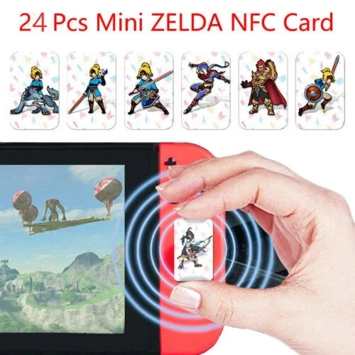 

24Pcs Full Set Breath For The Wild Zelda Game NFC Collection Mini Amiiboo Card Ntag215 Tag New Amxxbo Data