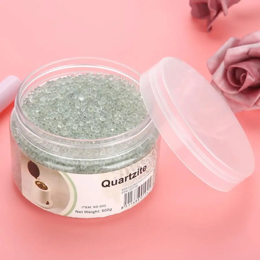 500g прозрачный стеклянный шар для высокое Температура ногтей стерилизатор