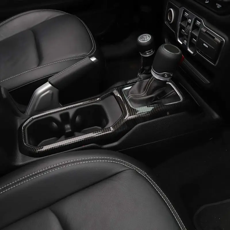 

1 Pcs Gear Shift Panel Cover Frame Interior Trim & 19Pcs Gate Slot Pad Cup Mat Door Mats Non-Slip Pads