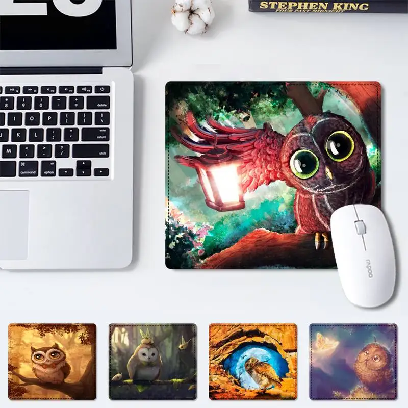 

Accessories Funny Owl Animal Mouse Mat mouse non-slip pad player pad small size rubber Gaming mouse Pad office Desk Mat