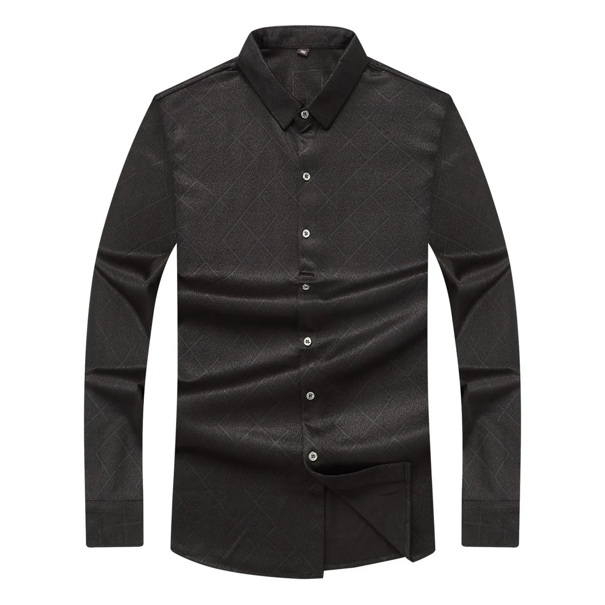 

plus size 8xl 7xl 6xl 5xl New Autumn Brand Men Clothes Slim Fit Men Long Sleeve Shirt Men Plaid Cotton Casual Men Shirt Social