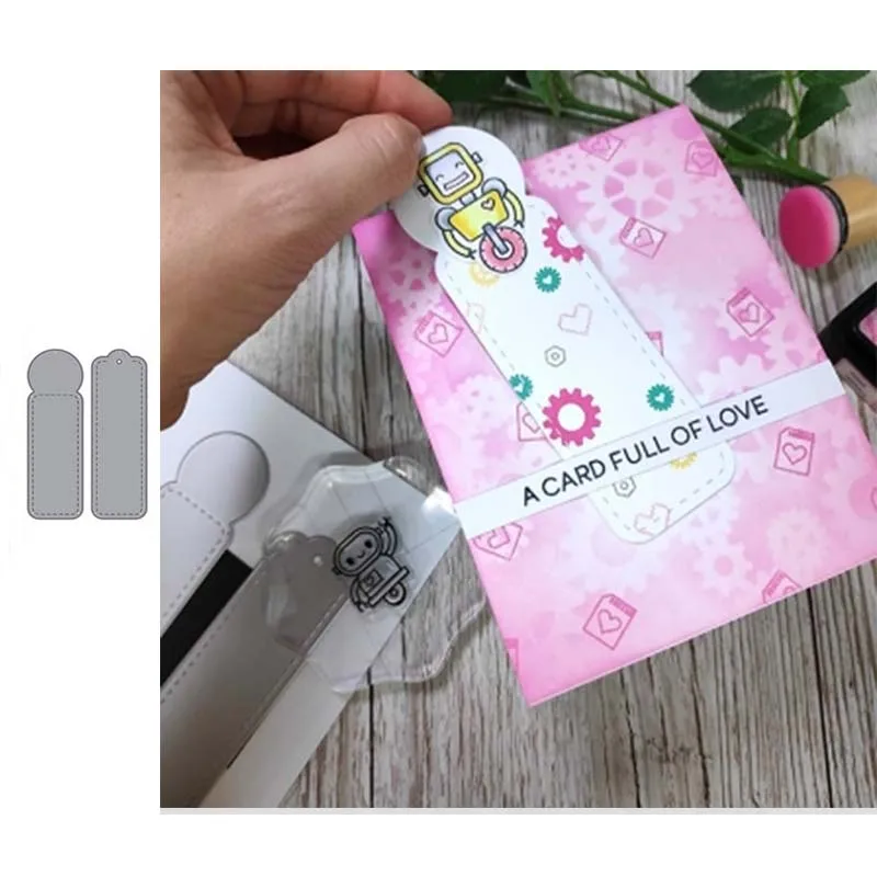 JC металлический Трафаретный вырубной штамп для Скрапбукинг карточная бирка