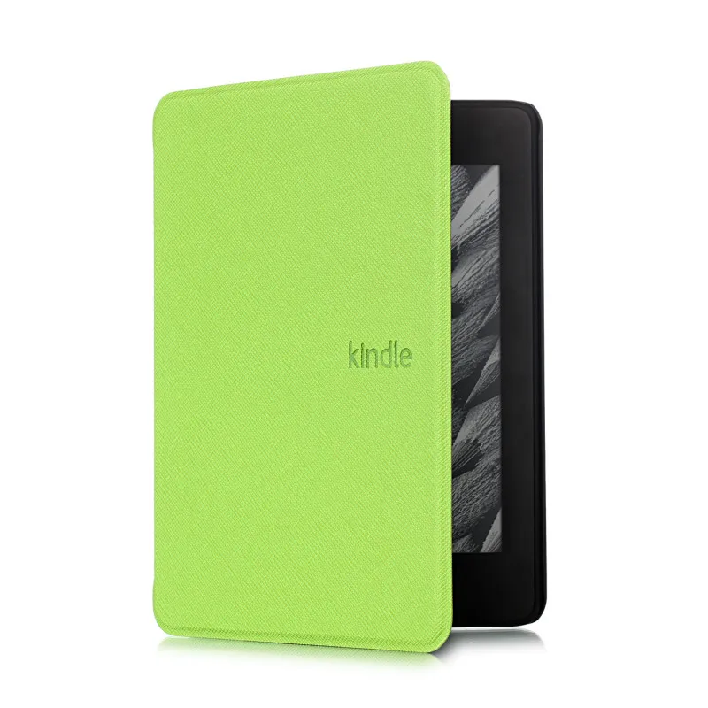 Green Новое поступление, чехол для планшета для Amazon Kindle Paperwhite 4, ультра тонкий умный кожаный магнитный чехол - Цвет: Green