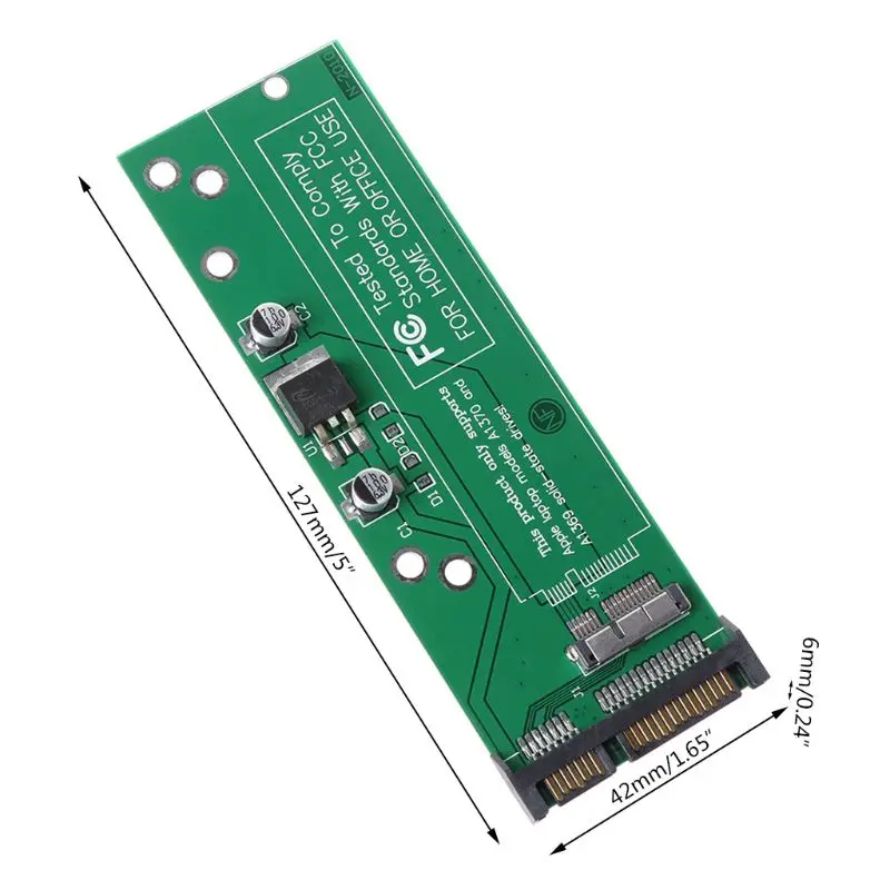 Для MacBook Air 2010-2011 A1370 A1369 SSD жесткий диск для SATA конвертер карты платы |