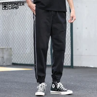pioneer camp 2021 new sweatpants men 100 cotton classic stripe black hip hop mens clothing xxs023160