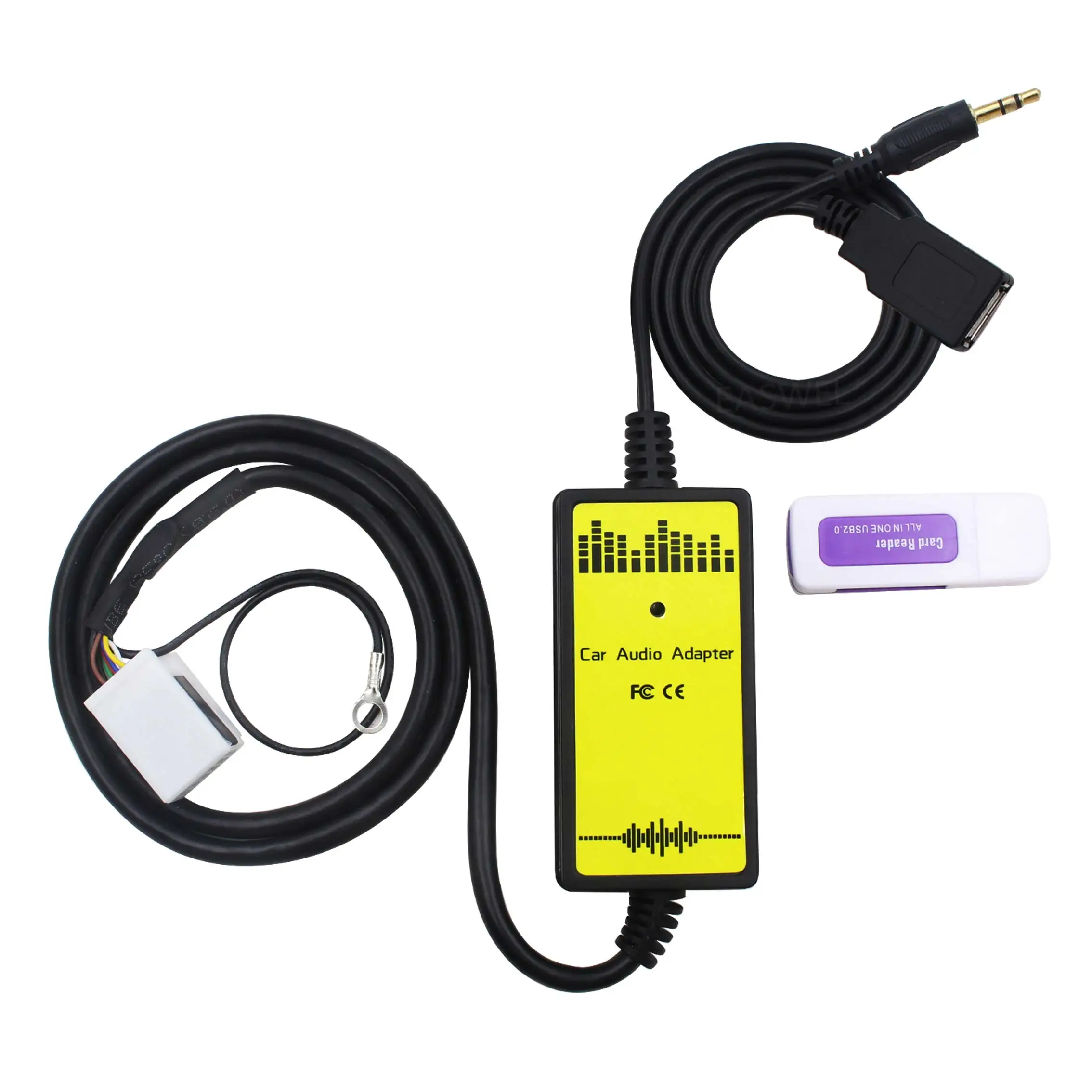 Автомобильный USB CD MP3 адаптер Aux вход для VW 2002 2011 Touareg 2003 Touran Skoda 2008 SuperB 2007 Octavia|Кабели