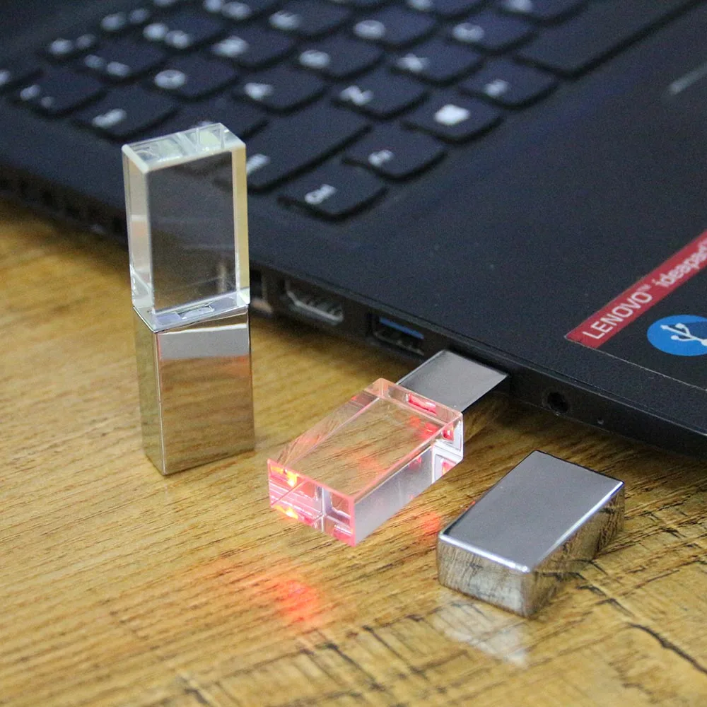 

USB 3.0 8 Гб кристально прозрачный светящийся USB флэш-накопитель милый Usb флэш-накопитель 8 Гб USB 3,0 флэш-накопитель U-диск