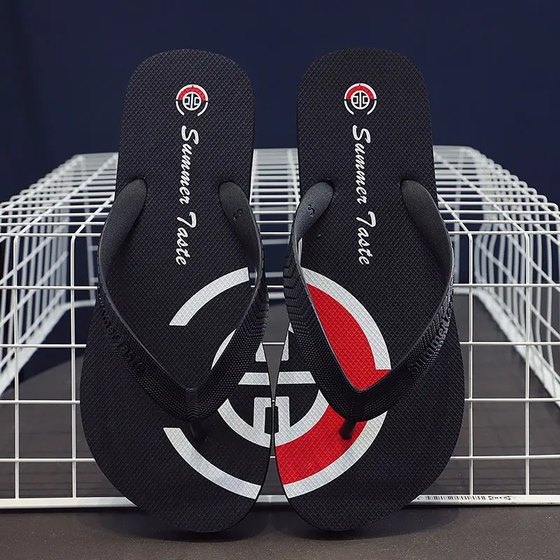 

Summer Men Slippers Outdoor Non-slip Beach Shoes Quick dry Flat Flip-flop Meal Basic Sandals Light Weight Soft EVA size38-45