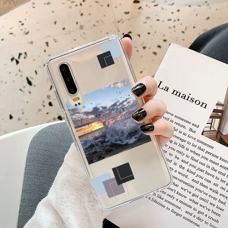 

Beautiful sunflower Phone Cases Transparent for Samsung A71 S9 10 20 HUAWEI p30 40 honor 10i 8x xiaomi note 8 Pro 10t 11