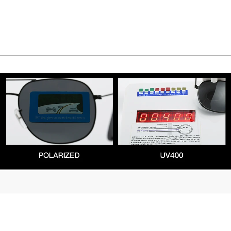 Солнцезащитные очки Polaroid унисекс круглые Винтажные фирменные дизайнерские