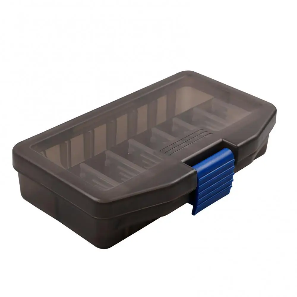 

Ящик для рыболовных снастей, отсеки, ящик для хранения приманки, крючков, пластиковый ящик для хранения рыболовных аксессуаров, темно-серый,...