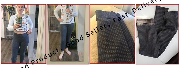 Зимние теплые леггинсы женские с высокой талией эластичные полосатые обтягивающие брюки с принтом плотные обтягивающие женские брюки