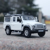 136 land rover defender alloy diecast suv car model metal vehicle pull back model exquisite workmanship collection children toy