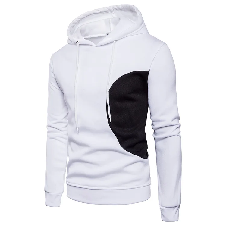 

Men's Wear Spelling Color Pullover Sweater Male European Code Man Leisure Time Sweater Loose Coat